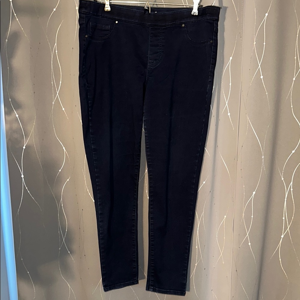 👙Apt. 9 Women's Petite 14 Modern Pull-On Skinny Dark Jeggings